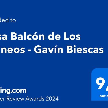 Casa Balcon De Los Pirineos - Gavin Biescas ภายนอก รูปภาพ