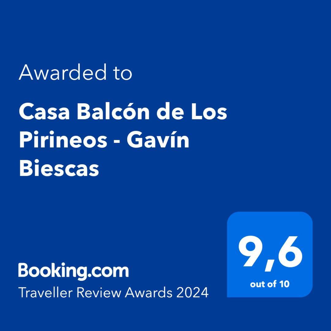 Casa Balcon De Los Pirineos - Gavin Biescas ภายนอก รูปภาพ